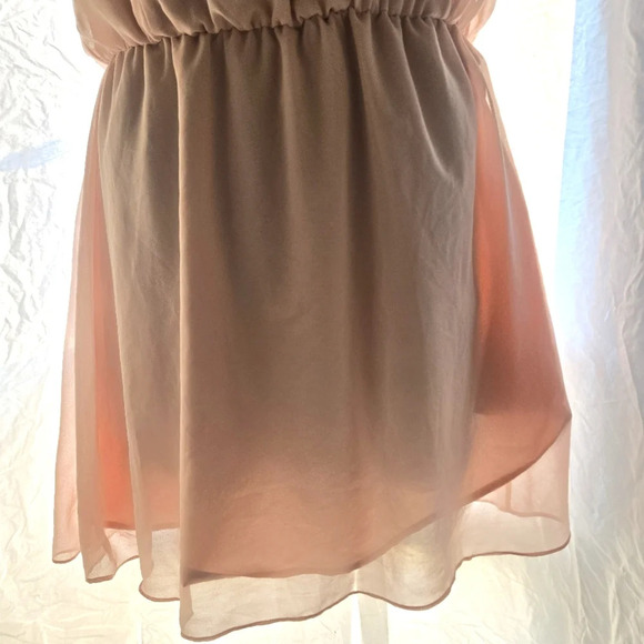 Pretty Blush Pink Ruffle Dress EUC - Picture 3 of 9